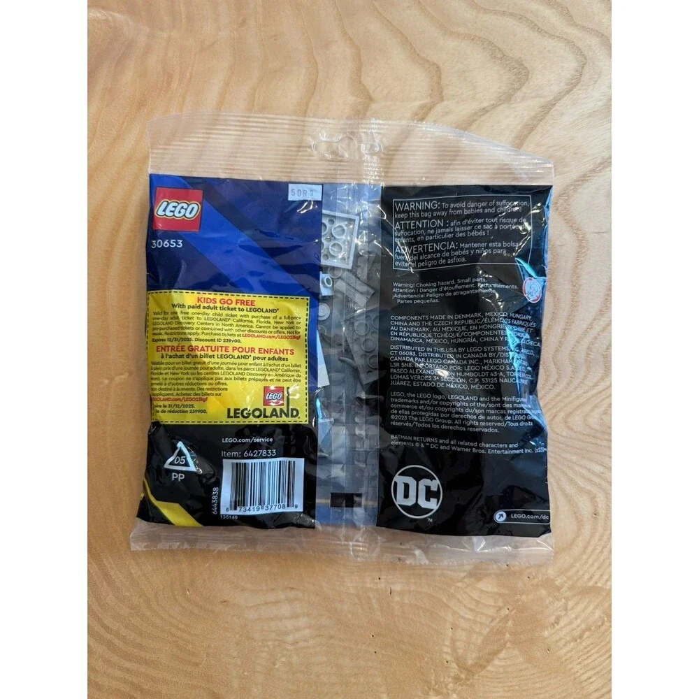 NEW, Sealed Lego 30653 DC Batman 1992 Michael Keaton Minifigure - Retired 2023